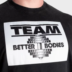 Team BB Iron Tee, Washed Black
