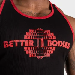 Dumbbell T-Back, Black/Red