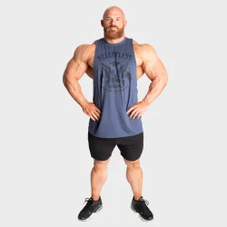 Relentless Cut Out Tank, Sky Blue S