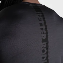 Essex Stripe Tee, Graphite Melange