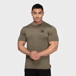 Essex Stripe Tee, Washed Green Melange