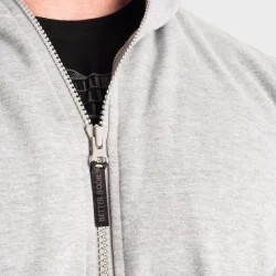 Standard Zip Hood, Light Grey Melange 4XL