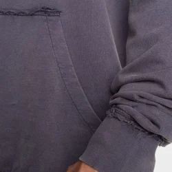 Washed Hoodie, Acid Sky Blue