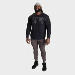 Tapered joggers V2, Dark Grey Melange