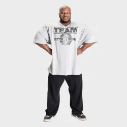 Team Pump Cover Iron Tee, Light Grey Melange