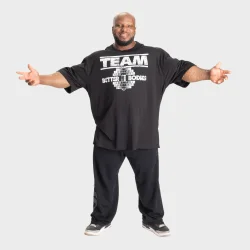 Team Pump Cover Iron Tee, Black