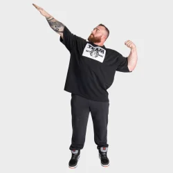 Team BB Iron Tee, Washed Black