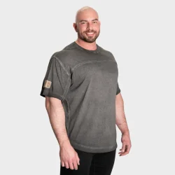 19th Street Yoke Original Tee, Washed Black