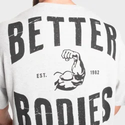 Muscle Iron Thermal Tee, Grey Melange