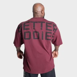 Skull Union Iron Tee, Maroon