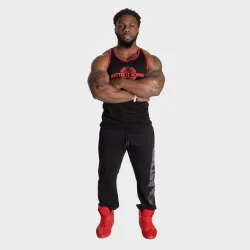 Dumbbell T-Back, Black/Red