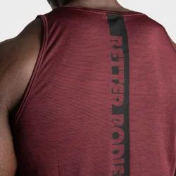 Essex Stripe Tank, Maroon Melange