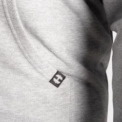 Standard Zip Hood, Light Grey Melange 4XL