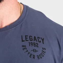 Legacy Street Tee, Washed Sky Blue XXL