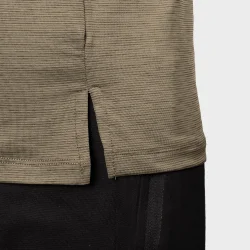 Essex Stripe Tee, Washed Green Melange