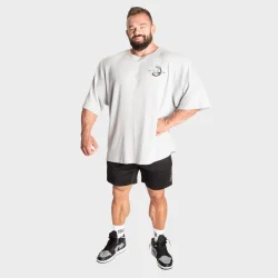 Muscle Iron Thermal Tee, Grey Melange