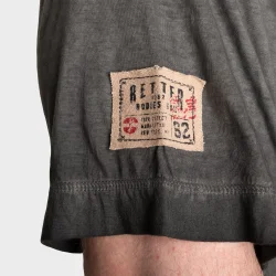 19th Street Yoke Original Tee, Washed Black