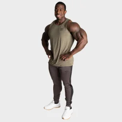 Essex Stripe Tank, Washed Green Melange