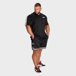 Basketball Shorts, Black/White