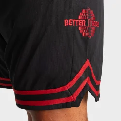 Basketball Shorts, Black/Red