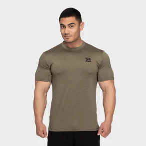 Essex Stripe Tee, Washed Green Melange