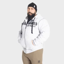 Graphic Hoodie, Light Grey Melange L