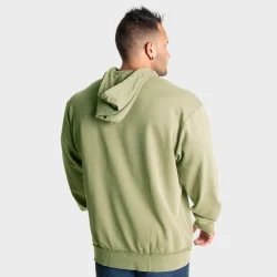 Washed Hoodie, Acid washed green