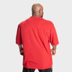 Team Pump Cover Iron Tee, Chili Red