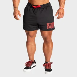 1982 Mesh Shorts, Black/Red