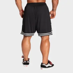 Basketball Shorts, Black/White