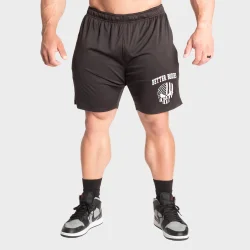 Skull Function Shorts, Black/White
