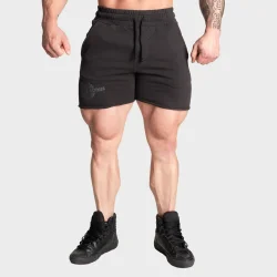 Old School Sweatshorts, Acid washed black