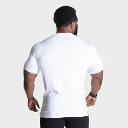 Essential Tapered Tee, White