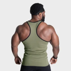 Dumbbell T-Back, Washed Green