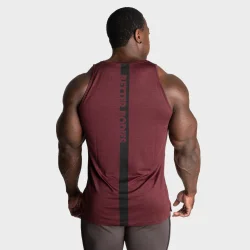 Essex Stripe Tank, Maroon Melange