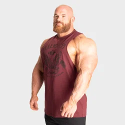 Relentless Cut Out Tank, Maroon