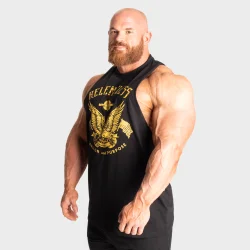 Relentless Cut Out Tank, Black/Yellow