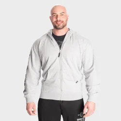 Standard Zip Hood, Light Grey Melange 4XL