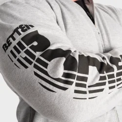 Standard Zip Hood, Light Grey Melange 4XL