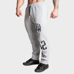 Graphic Standard Sweatpants, Light Grey Melange