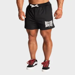 1982 Mesh Shorts, Black/White