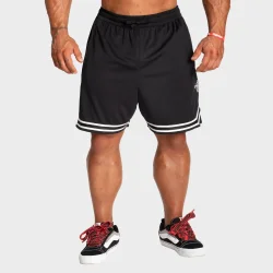 Basketball Shorts, Black/White