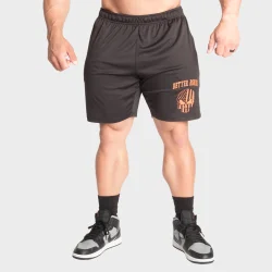 Skull Function Shorts, Black/Red