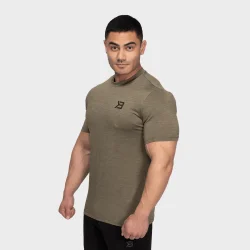 Essex Stripe Tee, Washed Green Melange