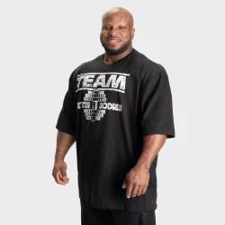 Team Pump Cover Iron Tee, Black