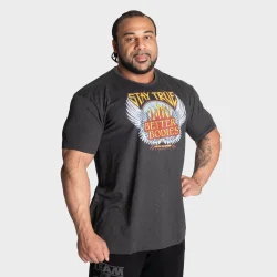 Stay True Standard Tee, Dark Grey Melange 5XL