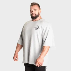 Muscle Iron Thermal Tee, Grey Melange