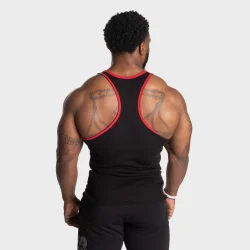 Dumbbell T-Back, Black/Red