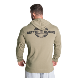 Light Zip Hoodie, Washed Green