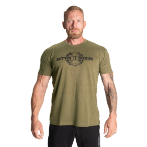 Recruit Tee, Army Green Melange
